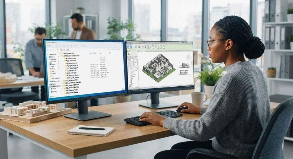 organização de arquivos de arquitetura