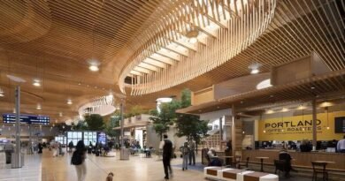 Aeroporto dos EUA dobra de capacidade com madeira sem gastar mais energia e desafia a arquitetura tradicional madeira engenheirada